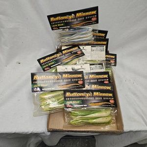 Large Lot of Buttoneye Minnow Jerk Shads