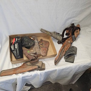 Lot of Holsters including Shoulder Holster