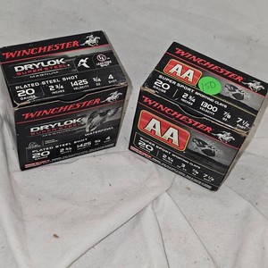 2 Boxes Winchester 20ga #4 Steel