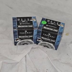 Federal 20ga #3 Waterfowel Steel, 2 Boxes
