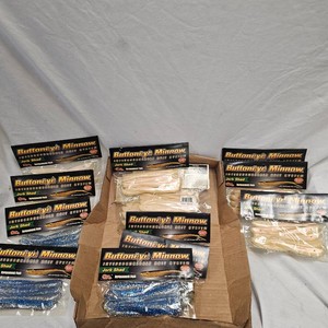 Large Lot of Buttoneye Minnow Jerk Shads