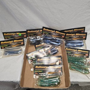 Large Lot of Buttoneye Minnow Jerk Shads