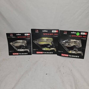 Lot of 3 As New Live Target Bait Ball Spinners