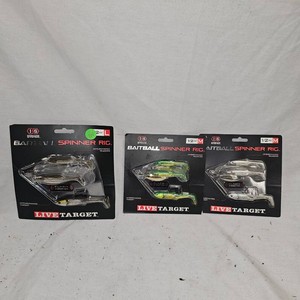 Lot of 3 As New Live Target Bait Ball Spinners