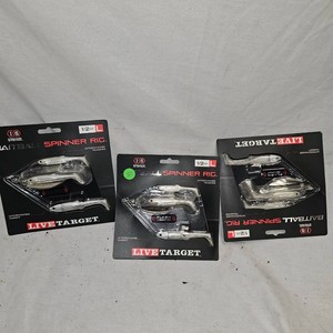 Lot of 3 As New Live Target Bait Ball Spinners