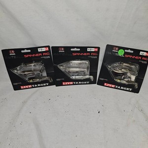 Lot of 3 As New Live Target Bait Ball Spinners