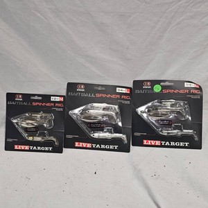 Lot of 3 As New Live Target Bait Ball Spinners