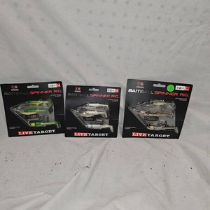 Lot of 3 As New Live Target Bait Ball Spinners
