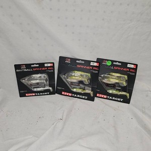 Lot of 3 As New Live Target Bait Ball Spinners