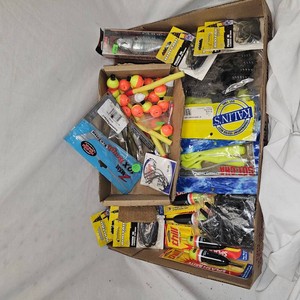 Lot of Booyah Jigs, Bobbers, Plastics, Rapalas