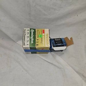 2 Boxes 12ga #4 Lead, each 34 Full and Full Box #4 .410