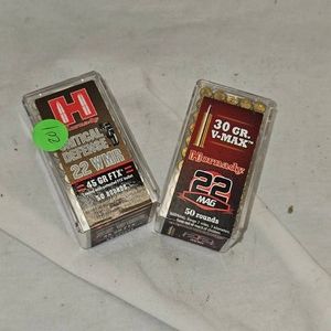 22 Win Mag Ammo. 2 Boxes