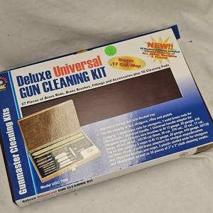 DAC Deluxe Gun Cleaning Kit in Cherry Wood Case, Qty 2, Like New Unused