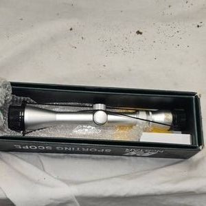 NIB, Nestor 3-9x40 Silver Scope