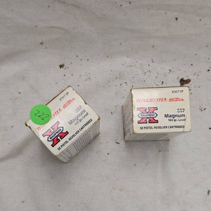 2-Winchester 357 Mag, Full Boxes