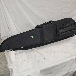 New 38 Zippered Gun Case wSide Pouch