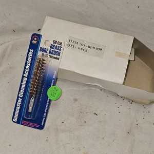 New, 6 Pack 50 Cal Brass Bore Brushes