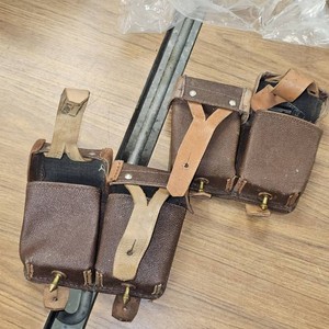 Russian Mosin Nagant WW II Ammo Pouch, Cleaning Kits(2)