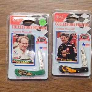 2-Case Nascar Lockback Knives