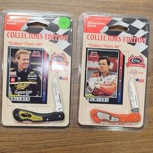 2-Case Nascar Lockback Knives