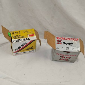 Federal 12ga Lead #6 Winchester #4 Steel 12ga