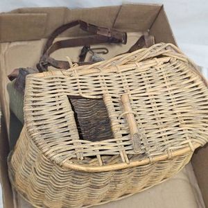 Antique Trout Fishing Fish Bag