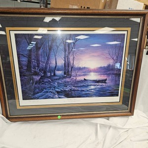 Terry Redlin Morning Glow Artist Proof #2296, Pencil Signed, Original not Reproduction
