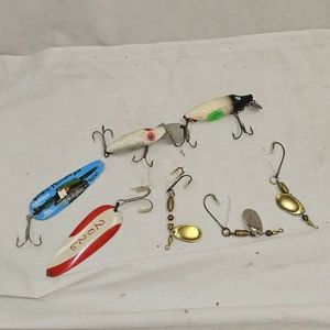 Lot of 3 Heddon Antique River Runts