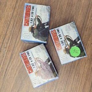 762x39 Ammo, 3 Boxes of 20 Rounds