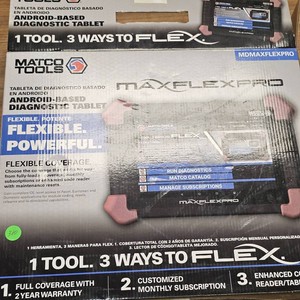 Matco Max Flex Pro Diagnostic Tablet, As New Condition