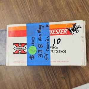 WinchesterFederal 338 Win Mag Ammo, 54 Rounds