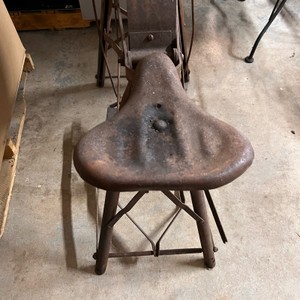 Antique Double Pedal Sharpening Stone Wheel