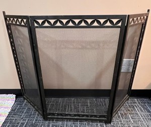 Vintage Heavy Duty Fireplace Screen