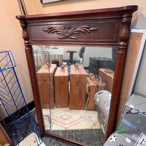 Vintage Dresser Wooden Mirror