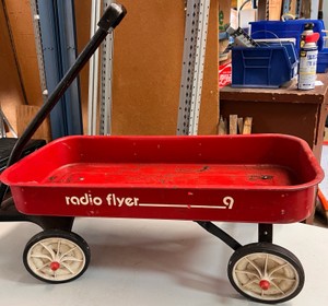 Vintage Radio Flyer  Classic 9A Red Wagon