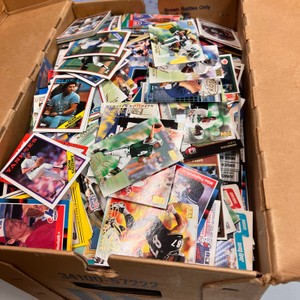 Big Box of Baseball Football & Miscellaneous Cards