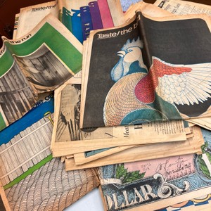 Vintage Lot of 1970s Minneapolis Star Tribune Taste Sections