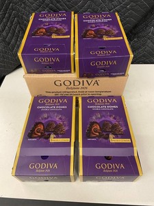 Godiva Chocolate Domes Double Chocolate 3-Piece Packs (Lot of 4)
