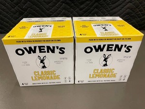 Owens Classic Lemonade Mixer - 8 Pack (Non-Alcoholic, 12 fl oz Cans)