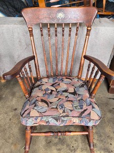 Vintage Wood Rocking Chair