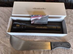 Wilson & Smith Flashlight & Heavy Duty Panga-Style Machete - Lot of 2