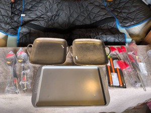 Kitchen items Lot-NEW Utensils,Sheet Pan,ect.