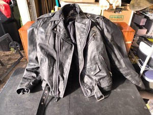 Biker Jacket- Silver Hawk Biker Gear - Size 54