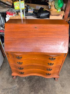 Antique Maple 1930s Desk