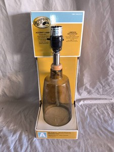 Hampton Bay Smoke Glass Accent Lamp