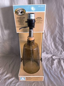 Hampton Bay Accent Lamp-NEW-Smoke color