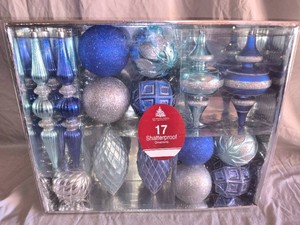 New Christmas Ornaments Set-17 piece shatterproof
