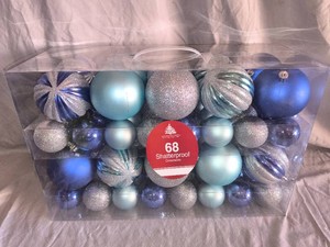 68 Shatterproof Christmas ornaments-NEW