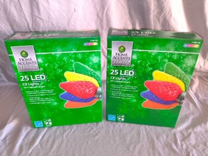 Christmas Lights-NIB-C9 LED Multicolor-2 boxes