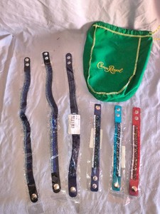 Rhinestone Crystal Wrap BraceletsChokers-6 pieces-NEW
